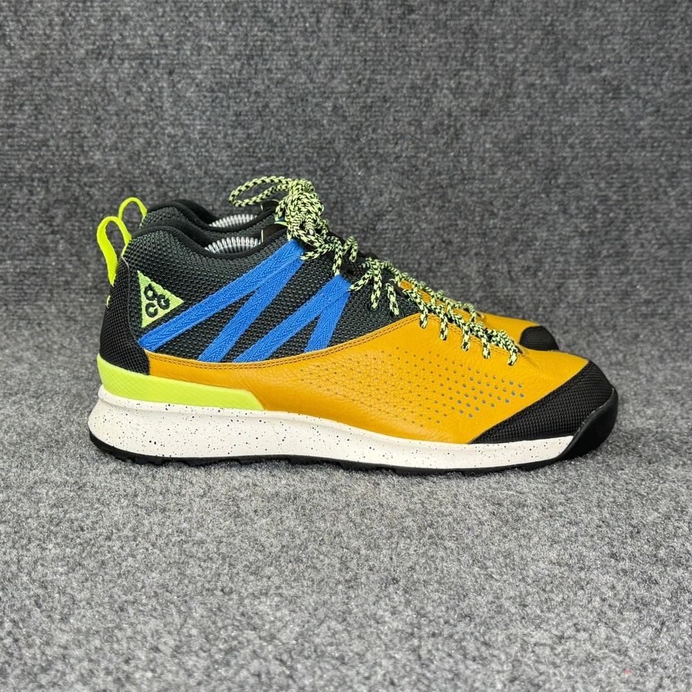 Nike ACG Okwahn 2 Trail Running Shoes Men's 9 Dark Citron Outdoor Hiking Sneaker